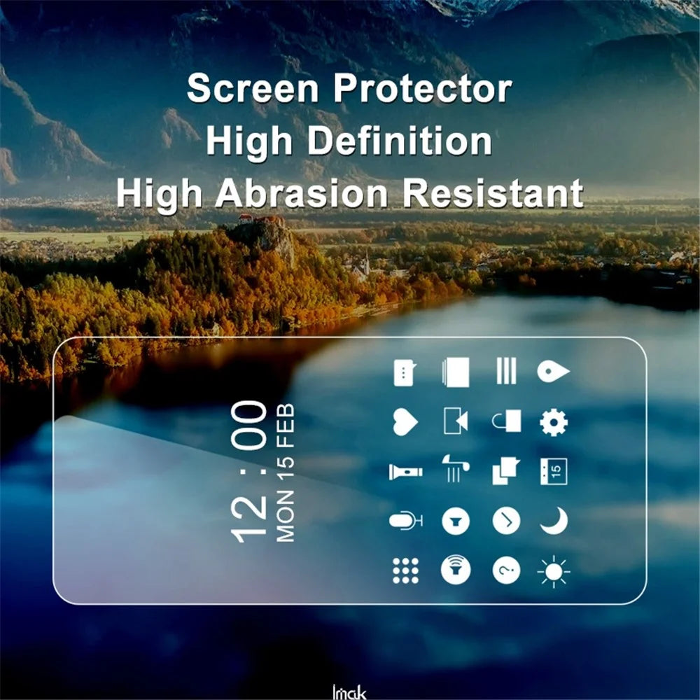 IMAK ARM Series for Motorola Moto G22 4G Transparent Soft TPU Screen Protector Anti-explosion Film (Not Complete Covering) - 3