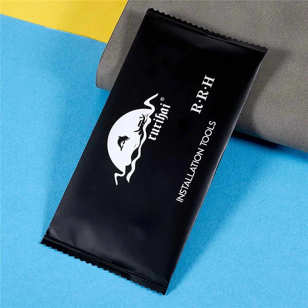 RURIHAI For iPhone 11 6.1 inch 0.18mm 2.5D Arc Edge AGC Tempered Glass Film Full Glue Silk Printing Anti-explosion Full Screen Protector - 7