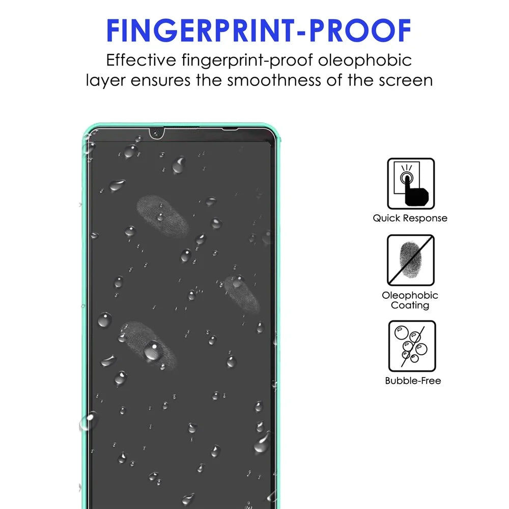 For Sony Xperia 10 IV Premium HD Clarity 2.5D Bursting-resistant Protector Anti-oil Tempered Glass Screen Film - 2