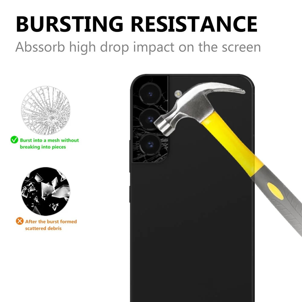 For Samsung Galaxy S22 5G HD Lens Camera Protector Scratch Resistant Touch Sensitive AGC Tempered Glass Camera Screen Cover Film - 2