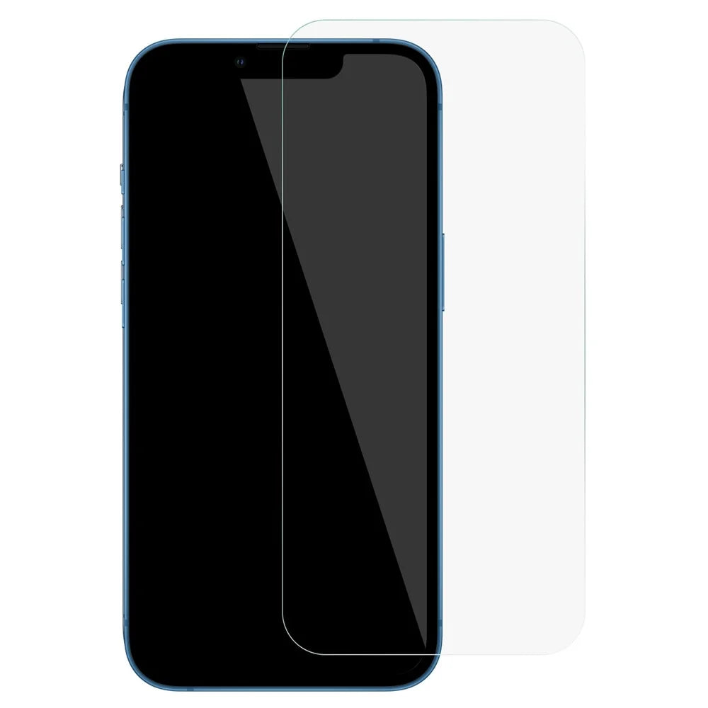 For iPhone 14 Pro 6.1 inch 0.3mm Arc Edge HD Wear-resistant Screen Protector Tempered Glass Film Guard - 1