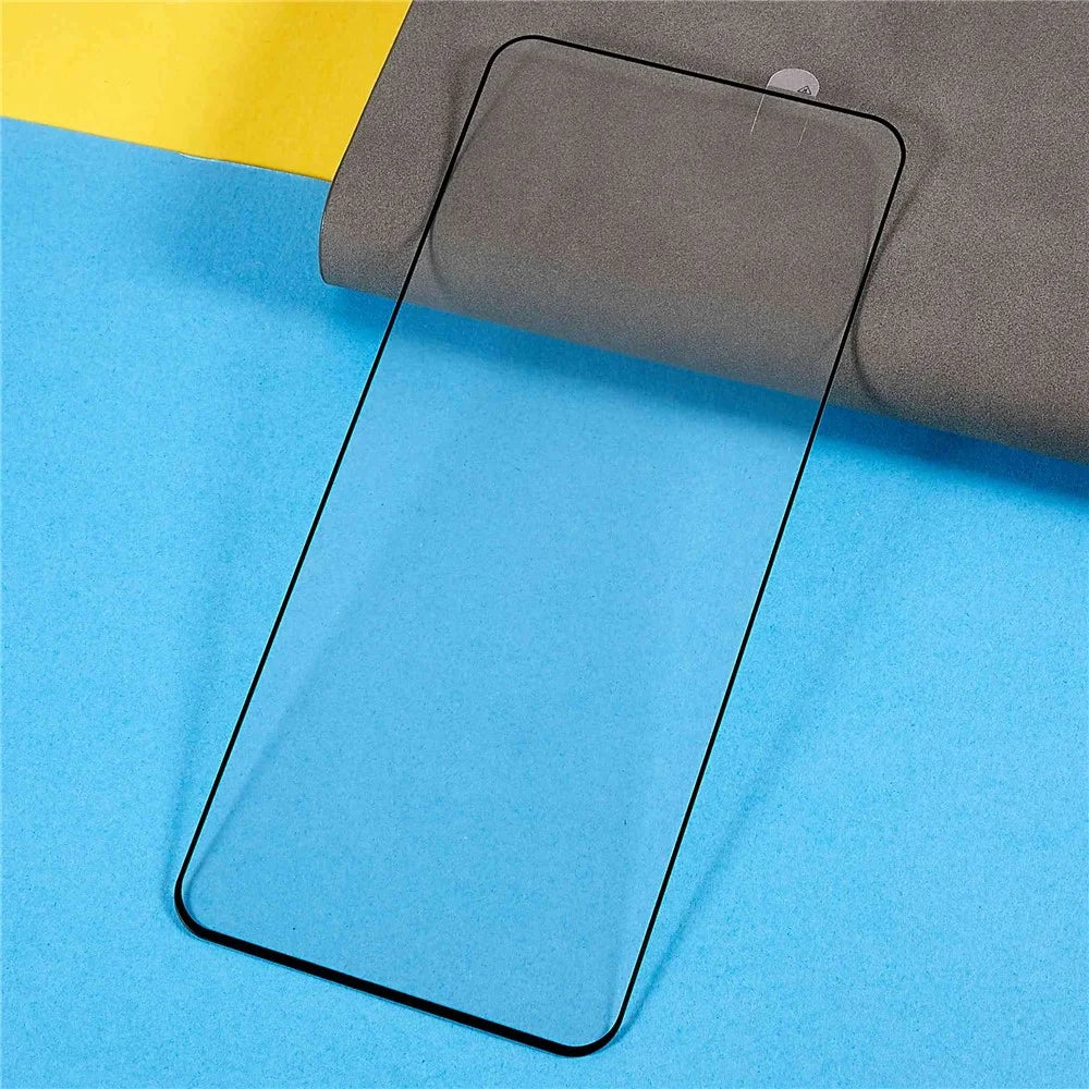 For Motorola Moto E32 Full Covering Anti-scratch Silk Printing Full Glue Phone Screen Protector Tempered Glass Film - 3