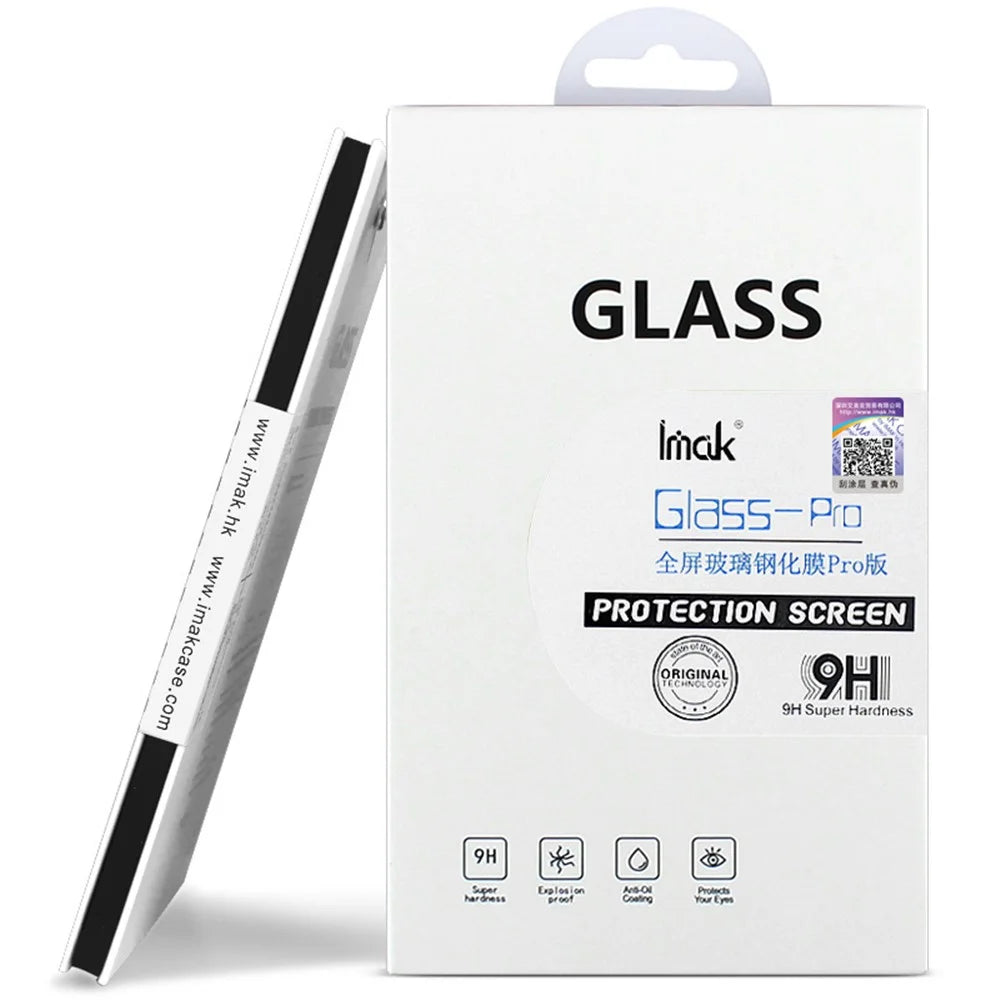 IMAK Pro+ Series for Oppo Reno7 4G / 5G (Global) / F21 Pro 4G / 5G / Reno8 4G Tempered Glass Screen Protector Complete Covering Full Glue Anti-Scratch Clear Touch Film - 7