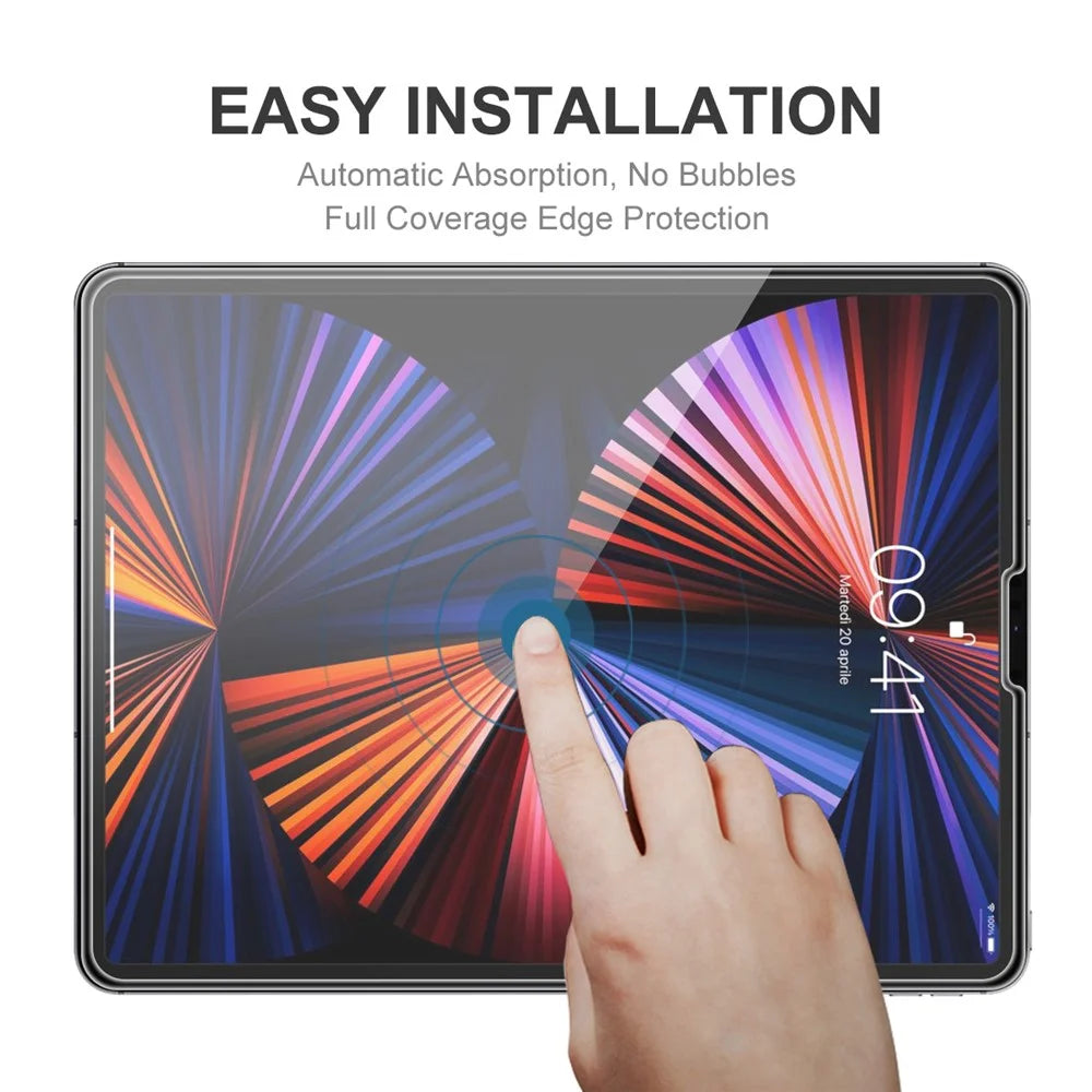HAT PRINCE 2Pcs / Pack for iPad Pro 11 (2021) / (2020) / (2018) / (2022) / iPad Air (2022) / (2020) Airbag Full Screen Protector Shatter-proof Full Glue Tempered Glass Film - 6