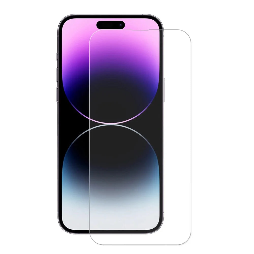 ENKAY HAT PRINCE Tempered Glass Film for iPhone 14 Pro 6.1 inch, 0.26mm 9H 2.5D Arc Edge HD Clear Shatter-proof Full Glue Screen Protector - 1