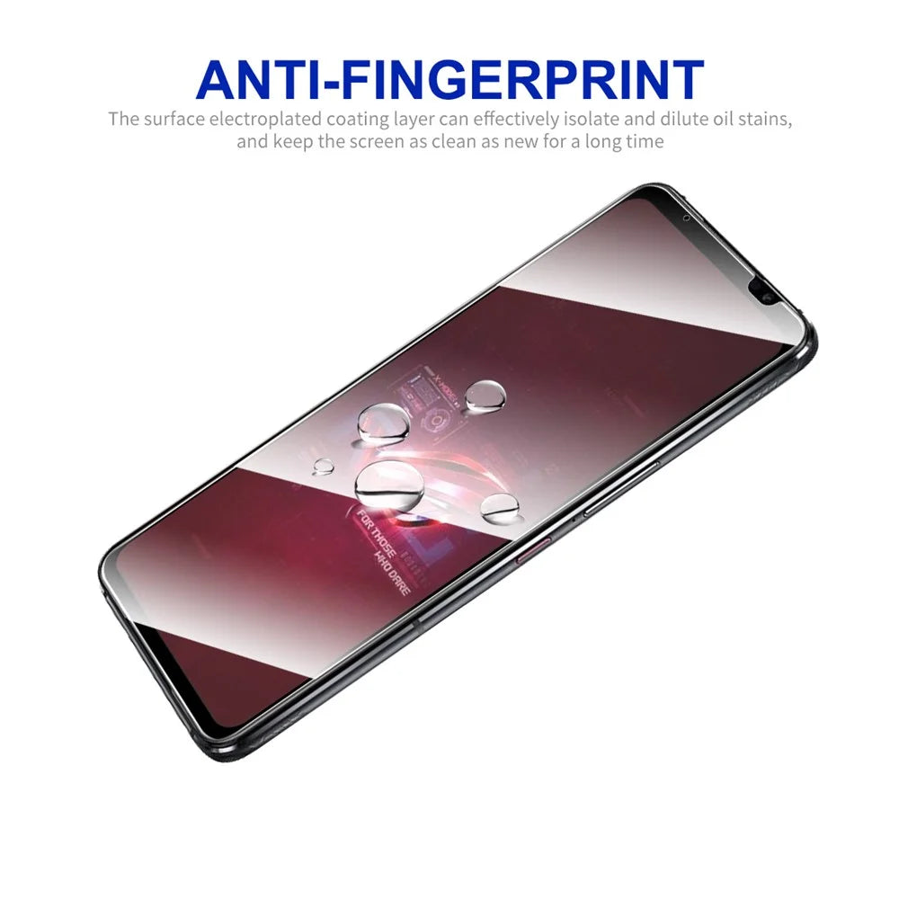 ENKAY HAT PRINCE 2Pcs / Set For Asus ROG Phone 6 5G / 6D 5G / 6 Pro 5G Full Glue Full Screen Protector High Aluminium-silicon Glass 0.26mm 9H 2.5D Arc Edge HD Clear Screen Film - 5