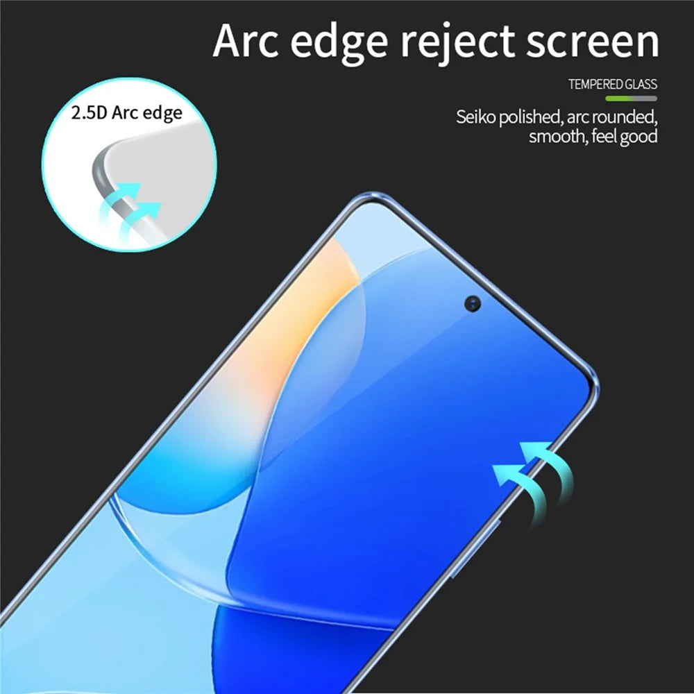 PINWUYO JK Tempered Glass Film Series-2 for Motorola Edge 30 Neo 5G Full Cover Anti-explosion HD Clarity Full Glue Screen Protector - 6
