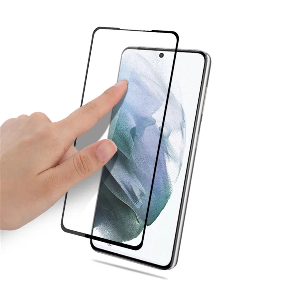 MOCOLO Ultra Clear Full Screen Protector for Samsung Galaxy S22+ 5G / S23+, Double Defense Full Glue Silk Printing Anti-explosion Tempered Glass Film - Black - 3