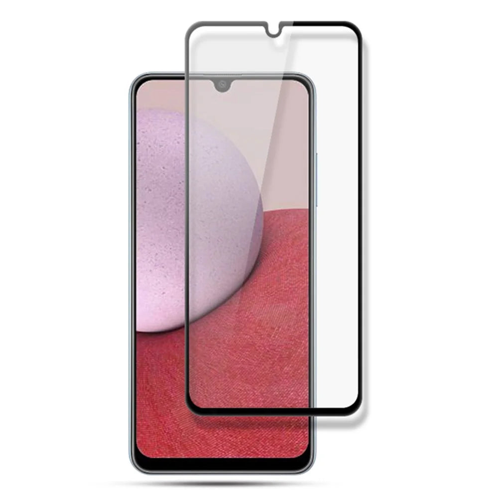 MOCOLO For Samsung Galaxy A14 5G / A14 4G Silk Printing Tempered Glass Film Full Glue Anti-explosion Secondary Hardening Screen Protector - Black - 1