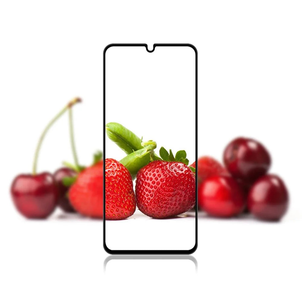 MOCOLO For Samsung Galaxy A14 5G / A14 4G Silk Printing Tempered Glass Film Full Glue Anti-explosion Secondary Hardening Screen Protector - Black - 6