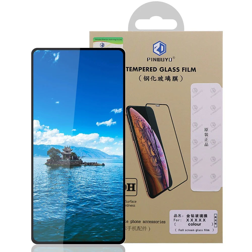 PINWUYO JK Tempered Glass Film Series-2 for Google Pixel Fold Full Coverage High Aluminum-silicon Glass Dustproof Screen Protector - 7