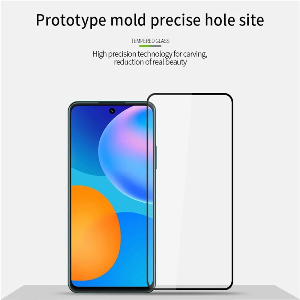 PINWUYO JK Tempered Glass Film Series-2 for Oppo Y78 5G Clear High Aluminum-silicon Glass Full Screen Protector - 4