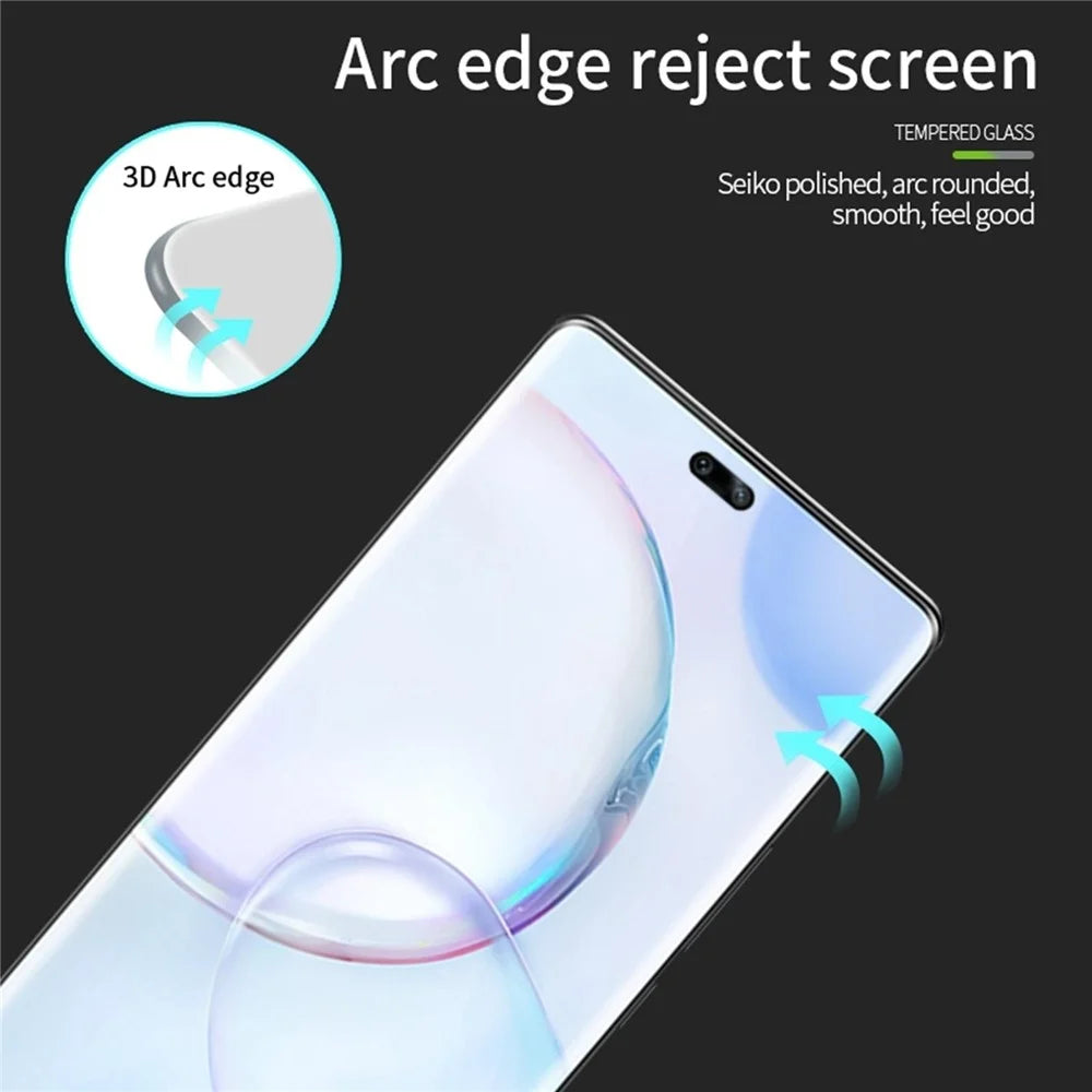PINWUYO 3D Curved Hot Bending Film for Honor 90 Pro Tempered Glass Anti-explosion Full Glue Screen Protector - 6