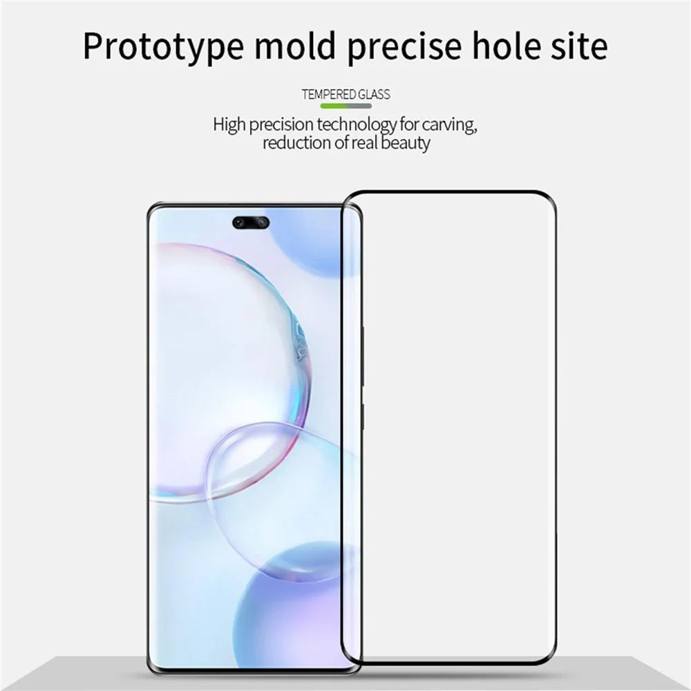 PINWUYO 3D Curved Hot Bending Film for Honor 90 Pro Tempered Glass Anti-explosion Full Glue Screen Protector - 7