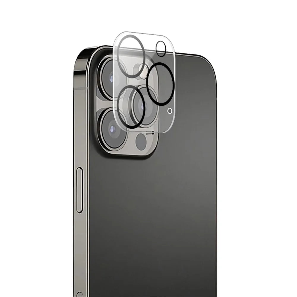 MOCOLO For iPhone 15 Pro Max Camera Lens Protector Tempered Glass Silk Printing Lens Film with Night Circle - 2