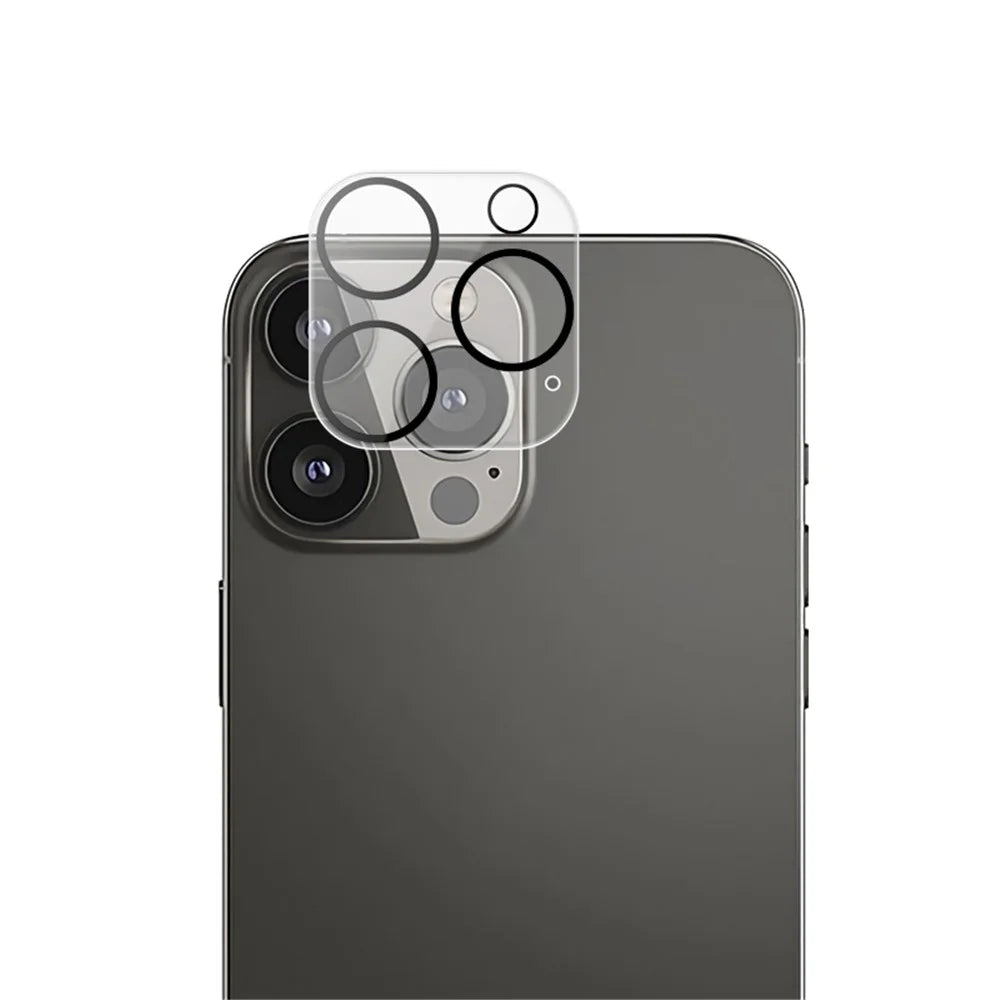 MOCOLO For iPhone 15 Pro / 15 Pro Max Tempered Glass Camera Lens Protector Silk Printing Phone Lens Film with Night Circle - 1