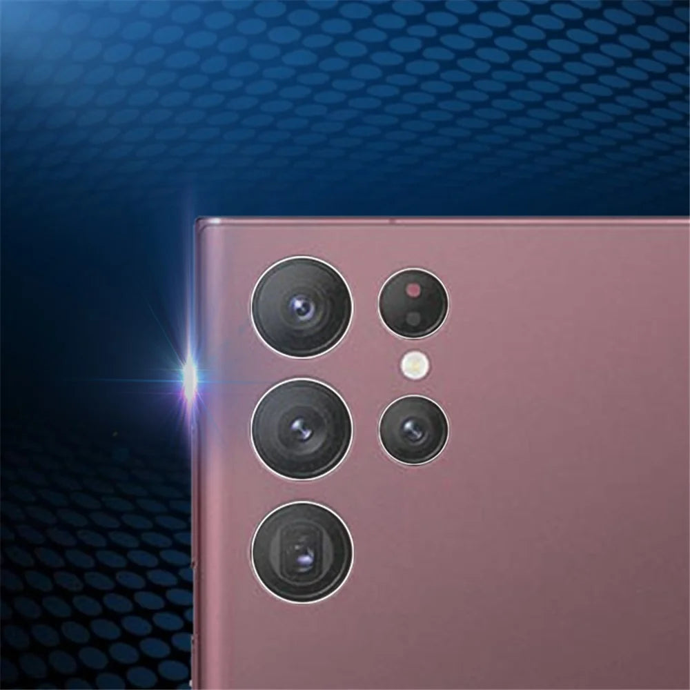 MOCOLO 1 Set Lens Film for Samsung Galaxy S23 Ultra , 9H Tempered Glass HD Back Camera Lens Protector - Transparent - 4
