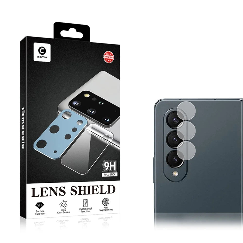 MOCOLO Anti-Scratch Lens Film Set for Samsung Galaxy Z Fold4 5G , 9H Tempered Glass HD Back Camera Lens Protector - Transparent - 5
