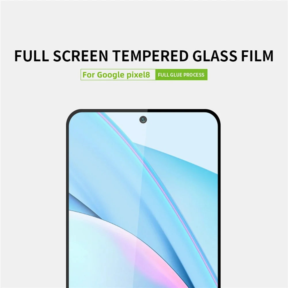 PINWUYO JK Tempered Glass Film Series-2 For Google Pixel 8 Screen Protector High Aluminum-silicon Glass Full Cover Film - 3