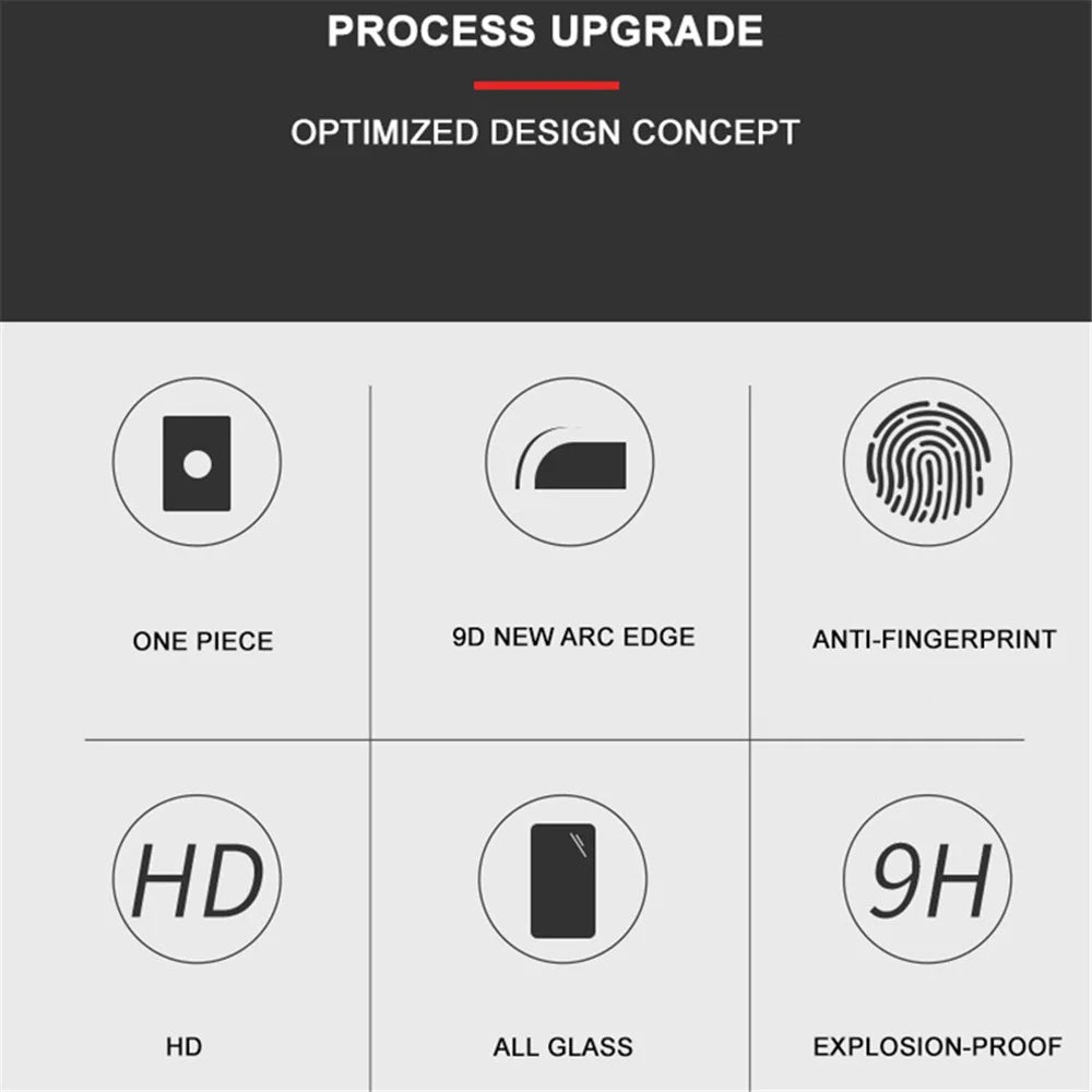 MOCOLO For Huawei Mate 60 Pro / Mate 60 Pro+ Screen Protector Full Coverage 3D Curved Tempered Glass Film - Black - 7