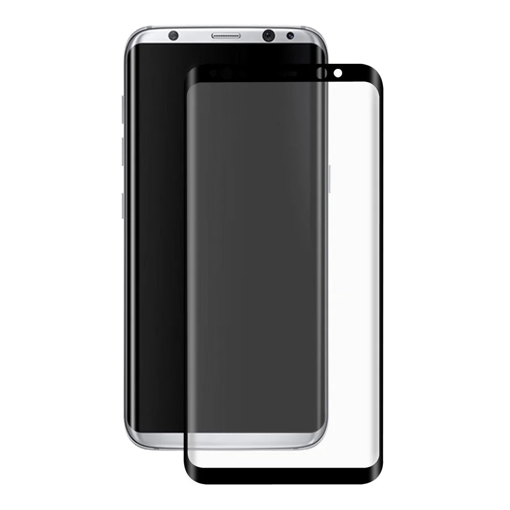 HAT PRINCE for Samsung Galaxy S8 Plus 0.26mm 9H 3D Curved Full Cover Tempered Glass Screen Protector - Black - 2