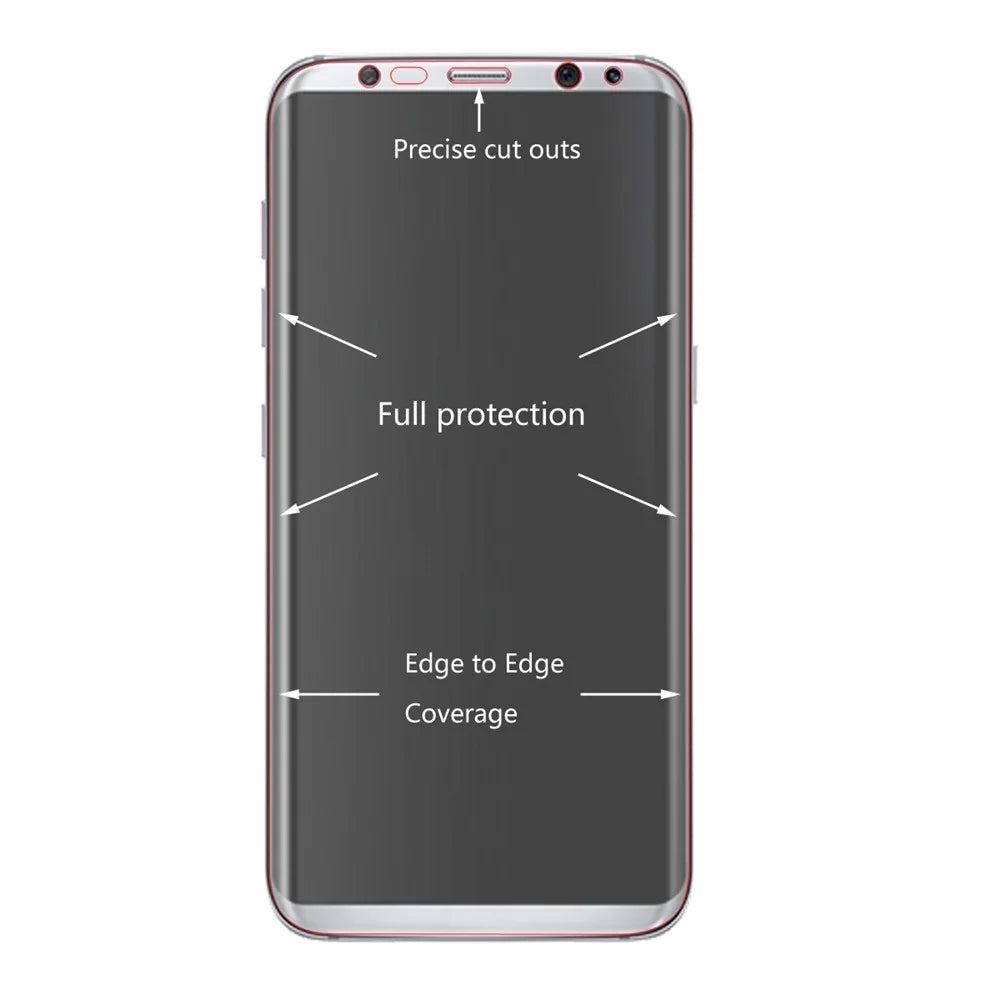 HAT PRINCE Curved Ultra Clear PET Full Covered Screen Protector Film for Samsung Galaxy S8 - 2
