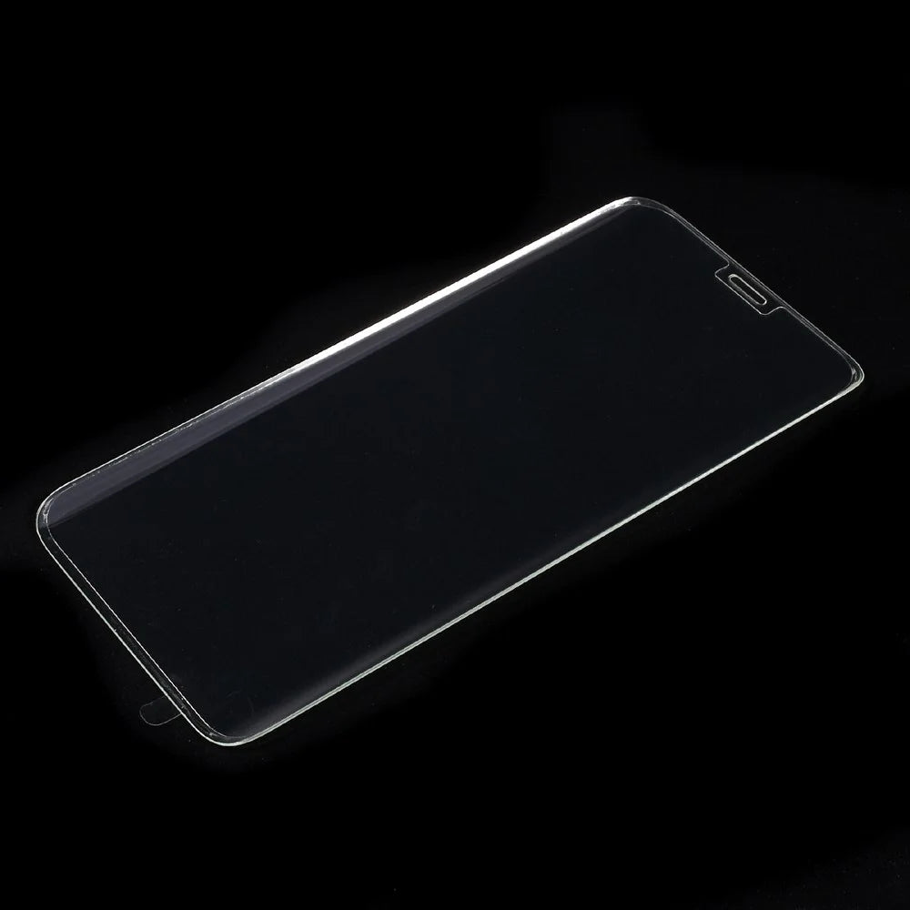 Curved Full Covering Tempered Glass Screen Protector for Samsung Galaxy S8+ SM-G955 - All Clear Transparent - 2