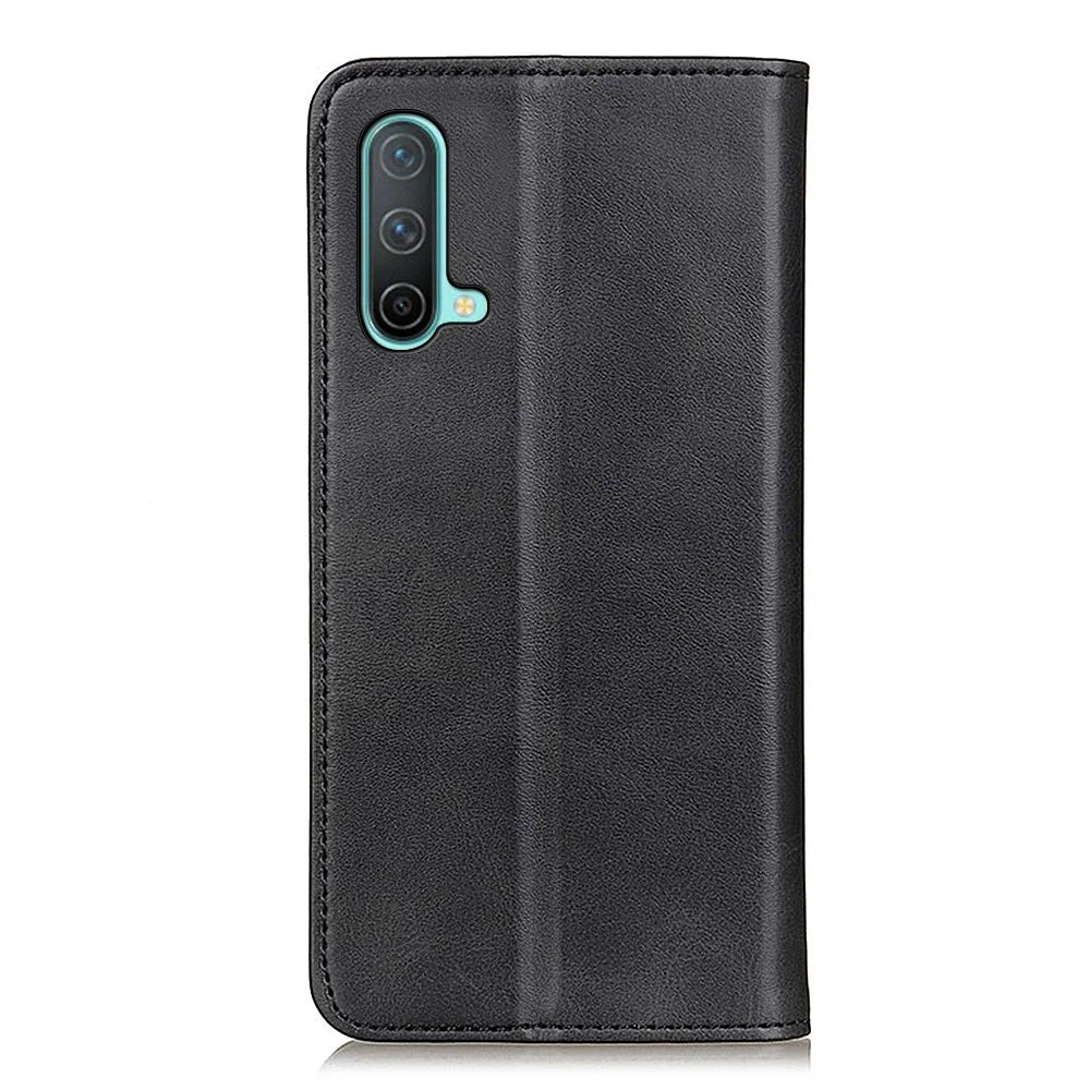 Shockproof Phone Case for OnePlus Nord CE 5G Anti-drop Protective Wallet Stand Shell Folio Flip Cover - Black - 3