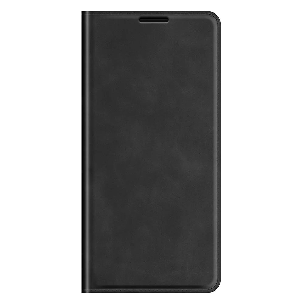 Wallet Stand Design Full Protection Magnetic Auto-absorbed Leather Phone Case Cover for OnePlus 9 Pro - Black - 5