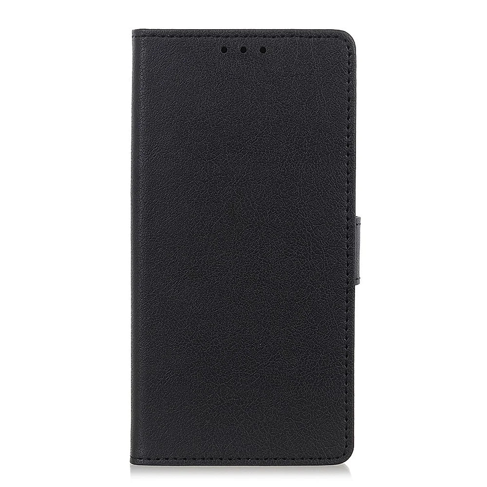 PU Leather Phone Case with Wallet Stand for OnePlus Nord 2 5G - Black - 2