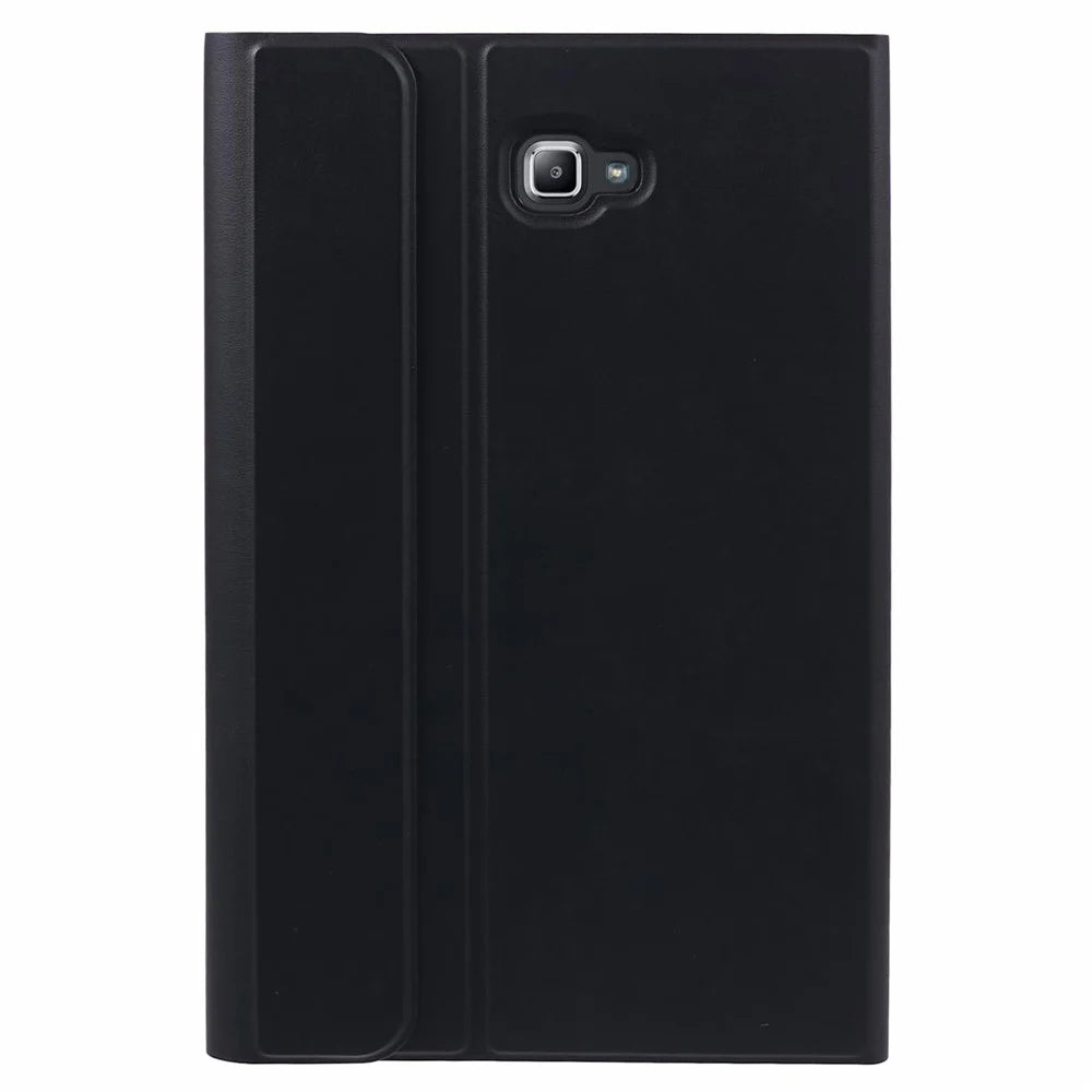 Detachable Bluetooth-compatible Keyboard Litchi Texture Leather Stand Case for Samsung Galaxy Tab A 10.1 (2016) / T580 / T585 - Black - 2