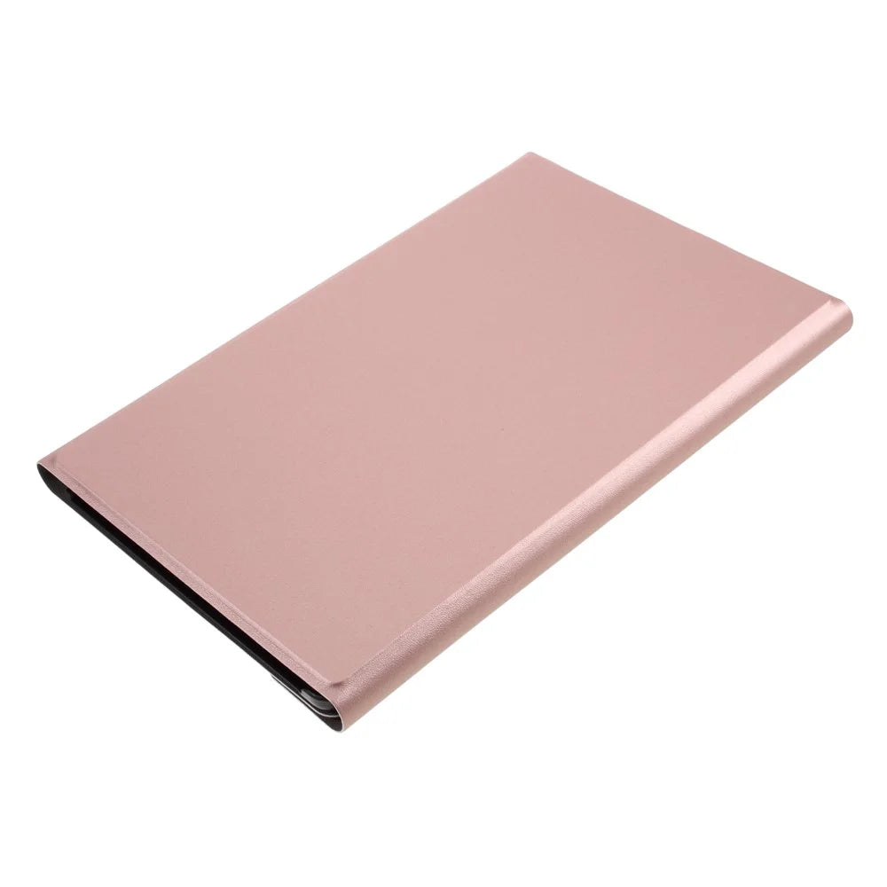 Bluetooth-compatible Backlight Keyboard Leather Stand Case for Samsung Galaxy Tab A7 10.4 (2020) T500 T505 - Rose Gold - 4