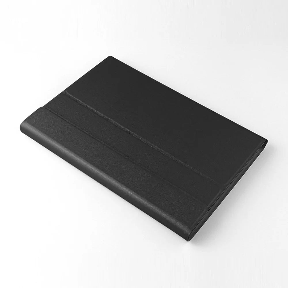 For iPad Air (2013) / Air 2 / 9.7-inch (2017) / 9.7-inch (2018) Leather Stand Tablet Case with Detachable Magnetic Wireless Keyboard (Without Touchpad) - Black - 3