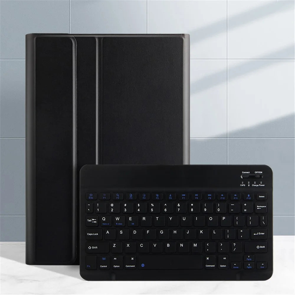Quality Leather Protective Shell with Wireless Bluetooth-compatible Keyboard For Samsung Galaxy Tab S6 - 5