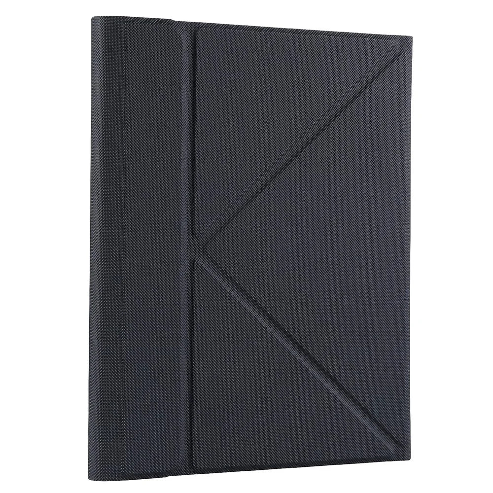 B07 Leather Protective Case + Bluetooth Keyboard Support Triangle Stand Built-in Pen Slot [without Backlit] for iPad 9.7 (2017) (2018) / iPad Pro 9.7 (2016) / iPad Air 2 - Black - 2