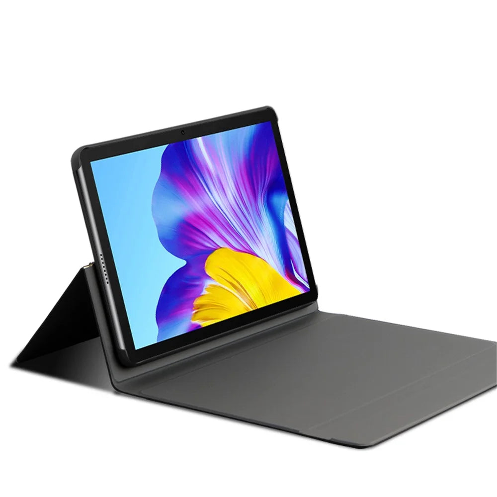 For Honor Pad 6 10.1-inch Detachable Bluetooth-compatible Keyboard with Hinge Stand Leather Case - 6