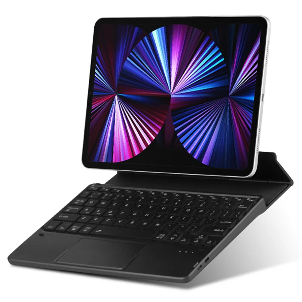 K08 Stand Function Touchpad Backlit Keyboard Wireless Bluetooth-compatible Keyboard - 1