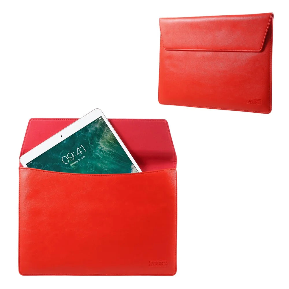 Elegant Series Universal Leather Tablet Sleeve Bag for iPad Pro 10.5-inch (2017), Size: 28x19cm - Red - 1