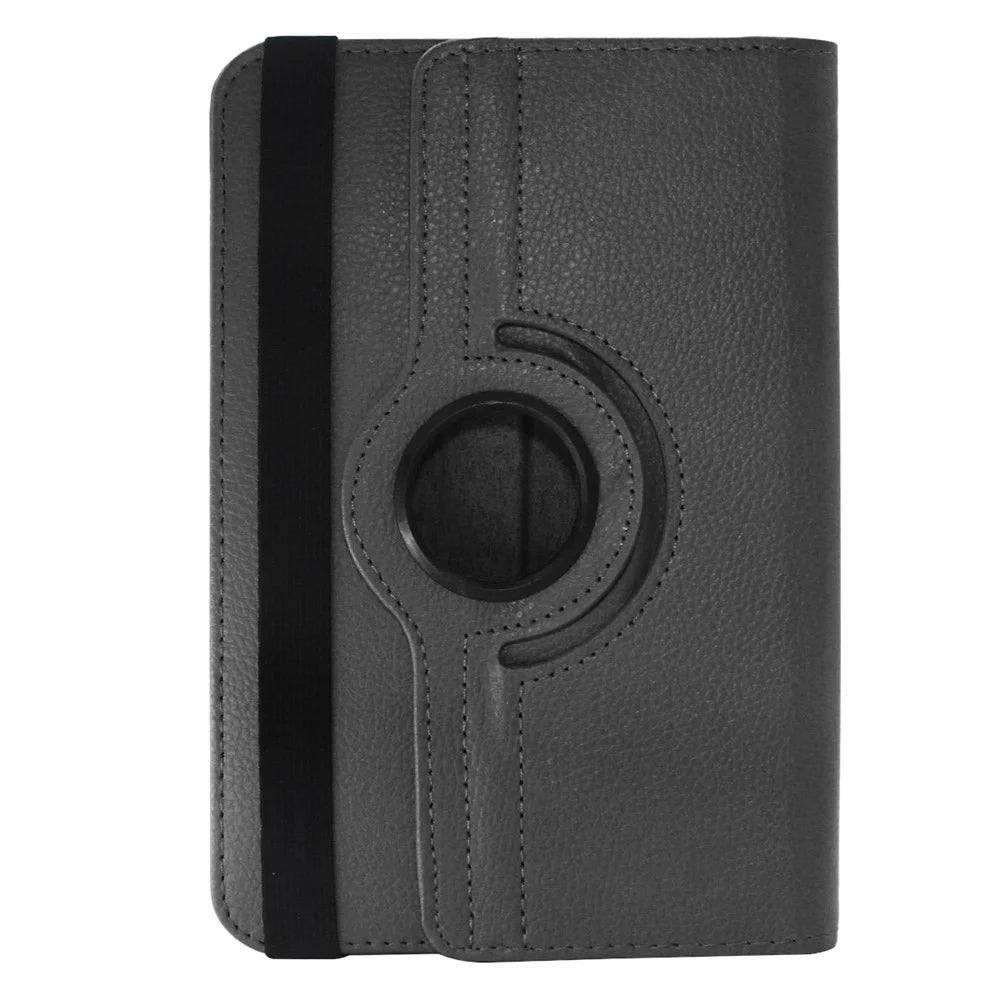 ENKAY HAT PRINCE Litchi Skin 360 Degree Rotary PU Leather Protection Case for 8 inch Tablet - Black - 3