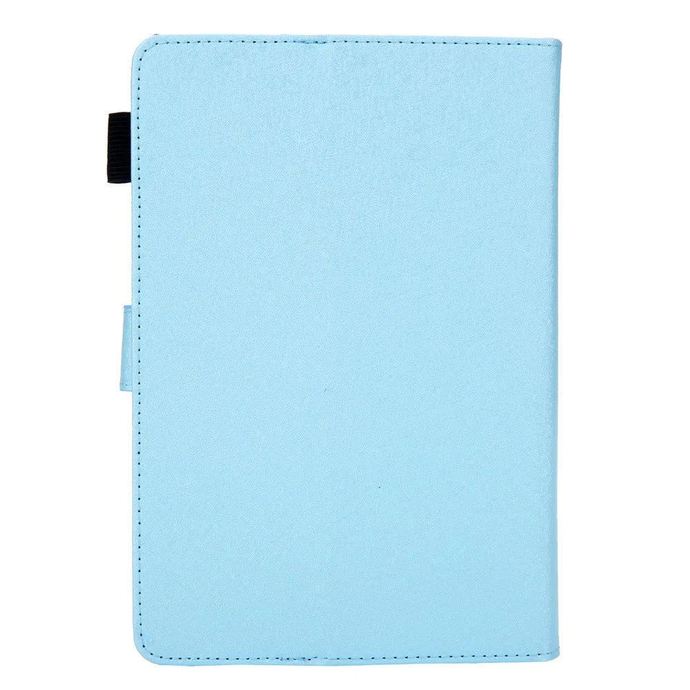 Universal Leather Case Cover with Card Storage for 8 inch Tablet - Baby Blue - 2