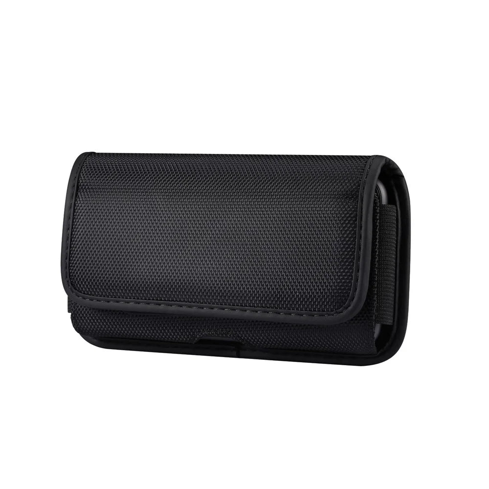 Universal Hanging Waist Bag Card Holder Pouch Men's Wallet Mobile Phone Bag for 4.7-inch Smartphones - 1