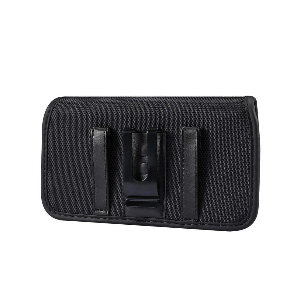 Universal Hanging Waist Bag Card Holder Pouch Men's Wallet Mobile Phone Bag for 6.9''-7.2'' Smartphones - 2