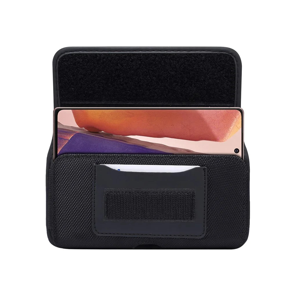Universal Hanging Waist Bag Card Holder Pouch Men's Wallet Mobile Phone Bag for 6.9''-7.2'' Smartphones - 3