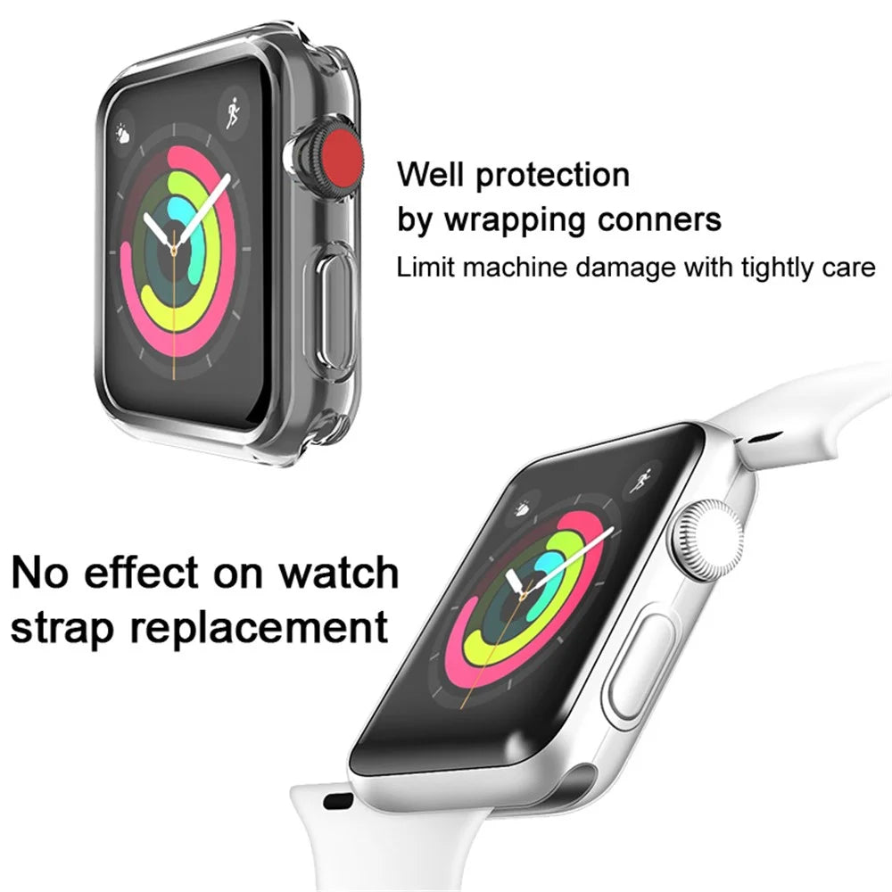 IMAK UX-3 Series for Apple Watch Series SE3 / SE2 / SE1 /  6 / 5 / 4 40mm Soft Case Cover [Front Protection Version] - 6