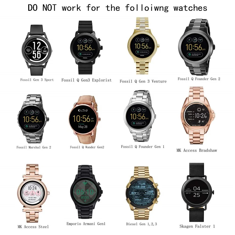 Charger Replacement Wireless Charging Dock for Fossil Gen 4 / Gen 5 / Emporio Armani / Michael Kors / Skagen (Only for The Watch 2018) - 6