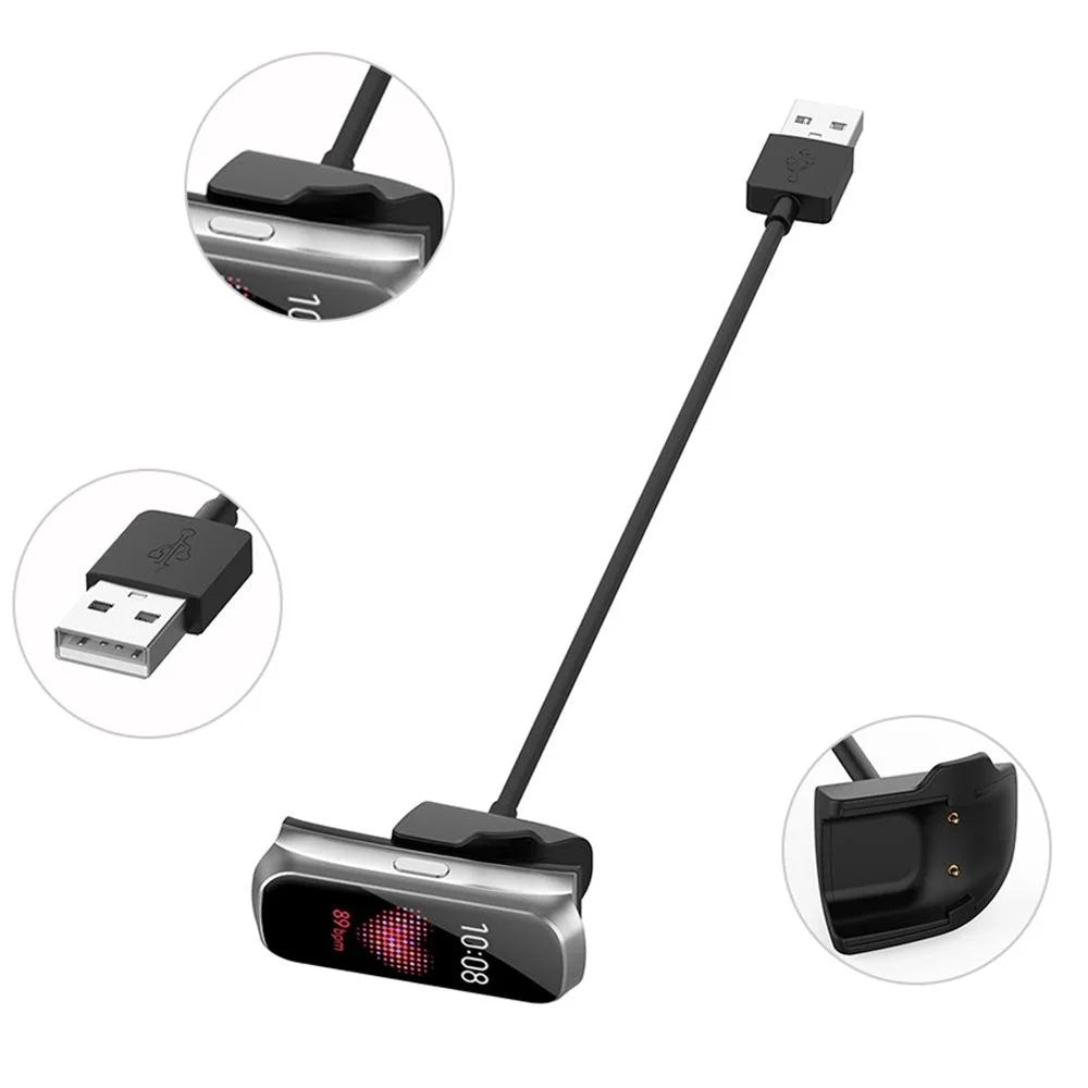 [1M/3.3 Inch] Portable USB Charging Cable Clip for Samsung Galaxy Fit-e R375 - 1