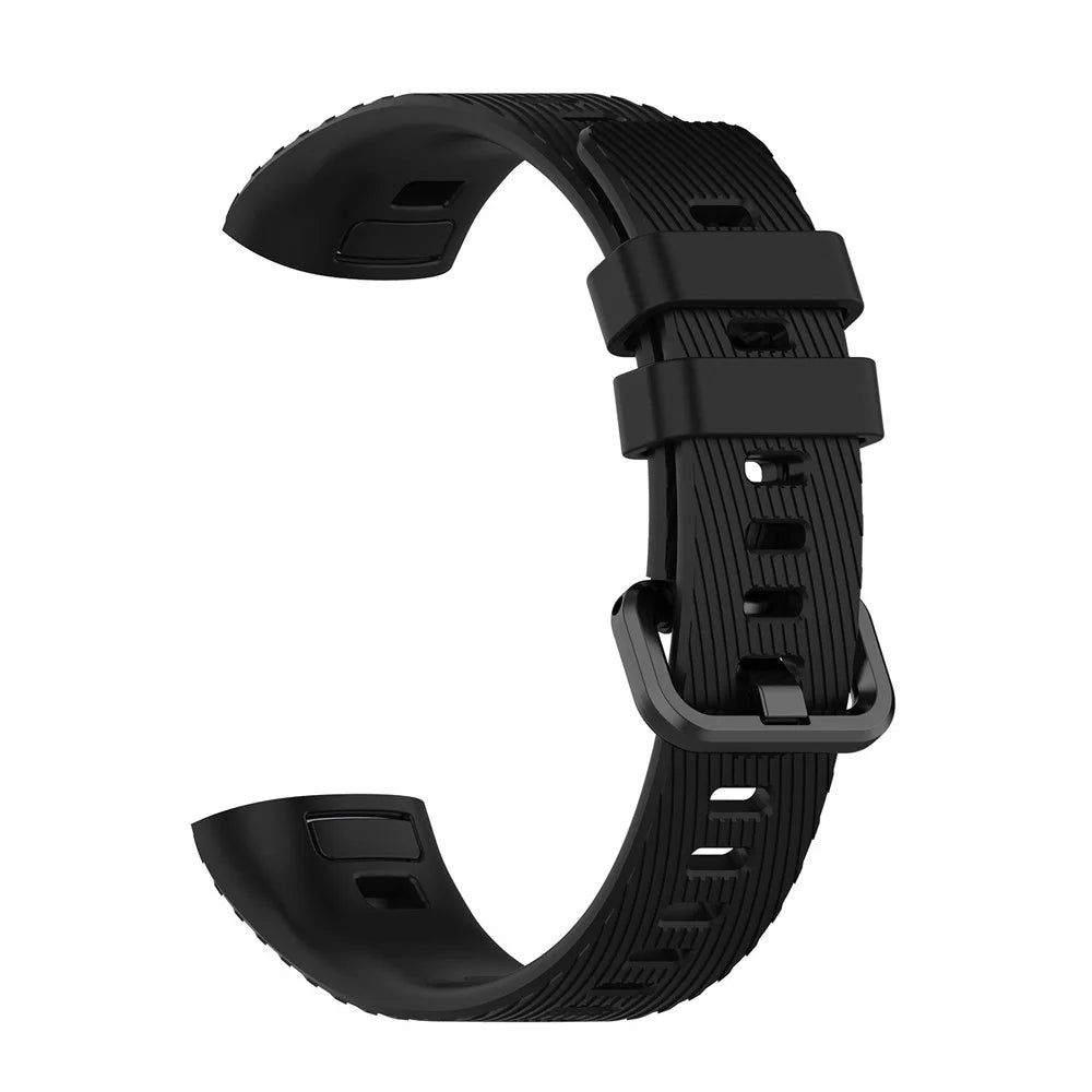 TPU Smart Bracelet Strap Replacement Band for Huawei Band 4 Pro - Black - 1