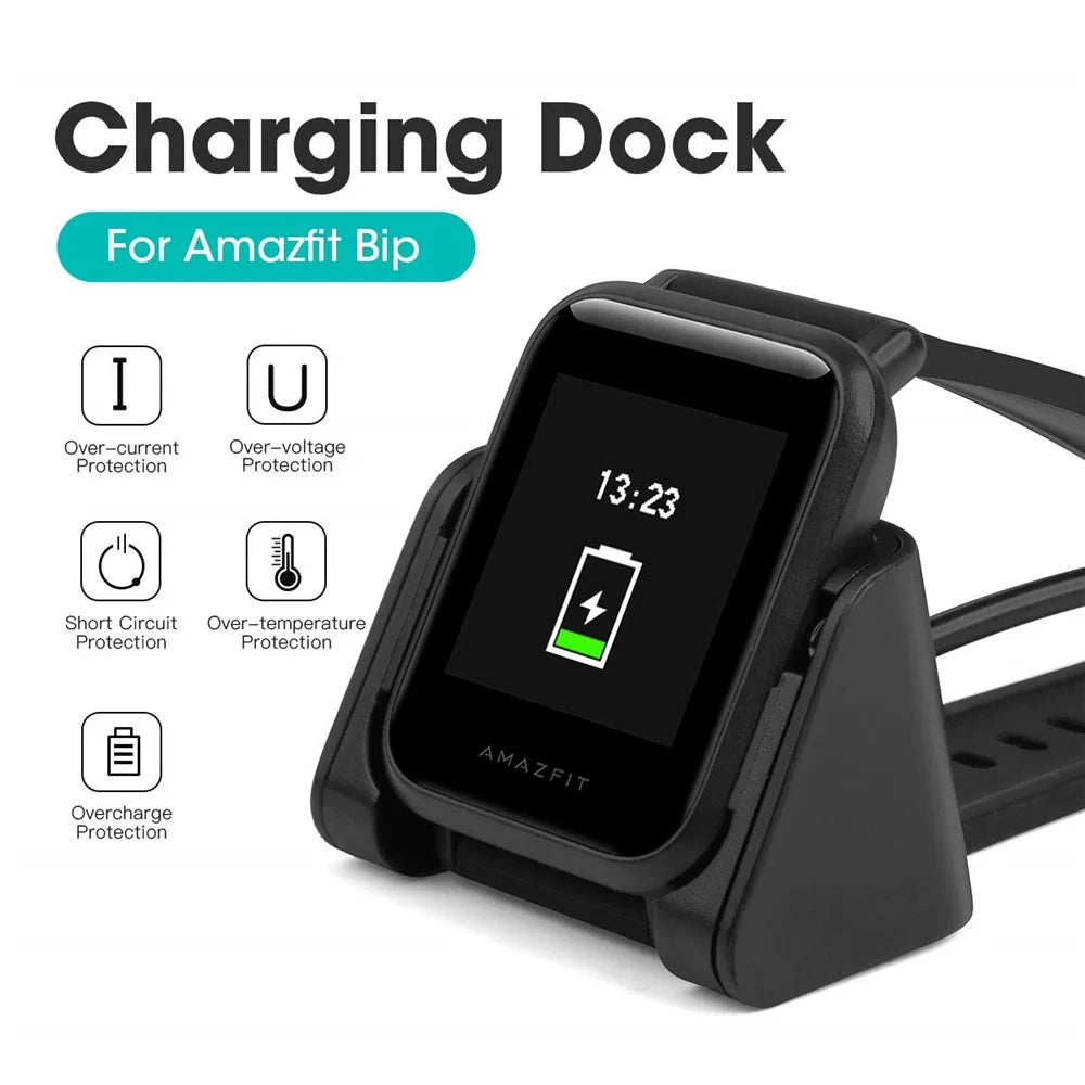 Smartwatch Charger Cable Charging Dock for Amazfit Bip Lite A1915/ Bip A1608 - 2