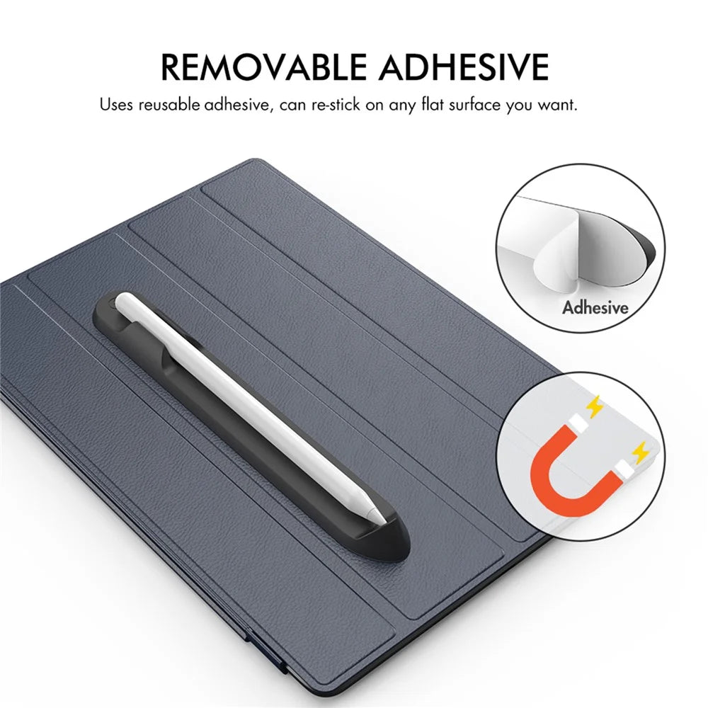 Love Mei Magnetic Liquid Silicone Pencil Case Holder Sticker Apple Pencil Pocket Sleeve for Apple Pencil 1st / 2nd - Black - 4