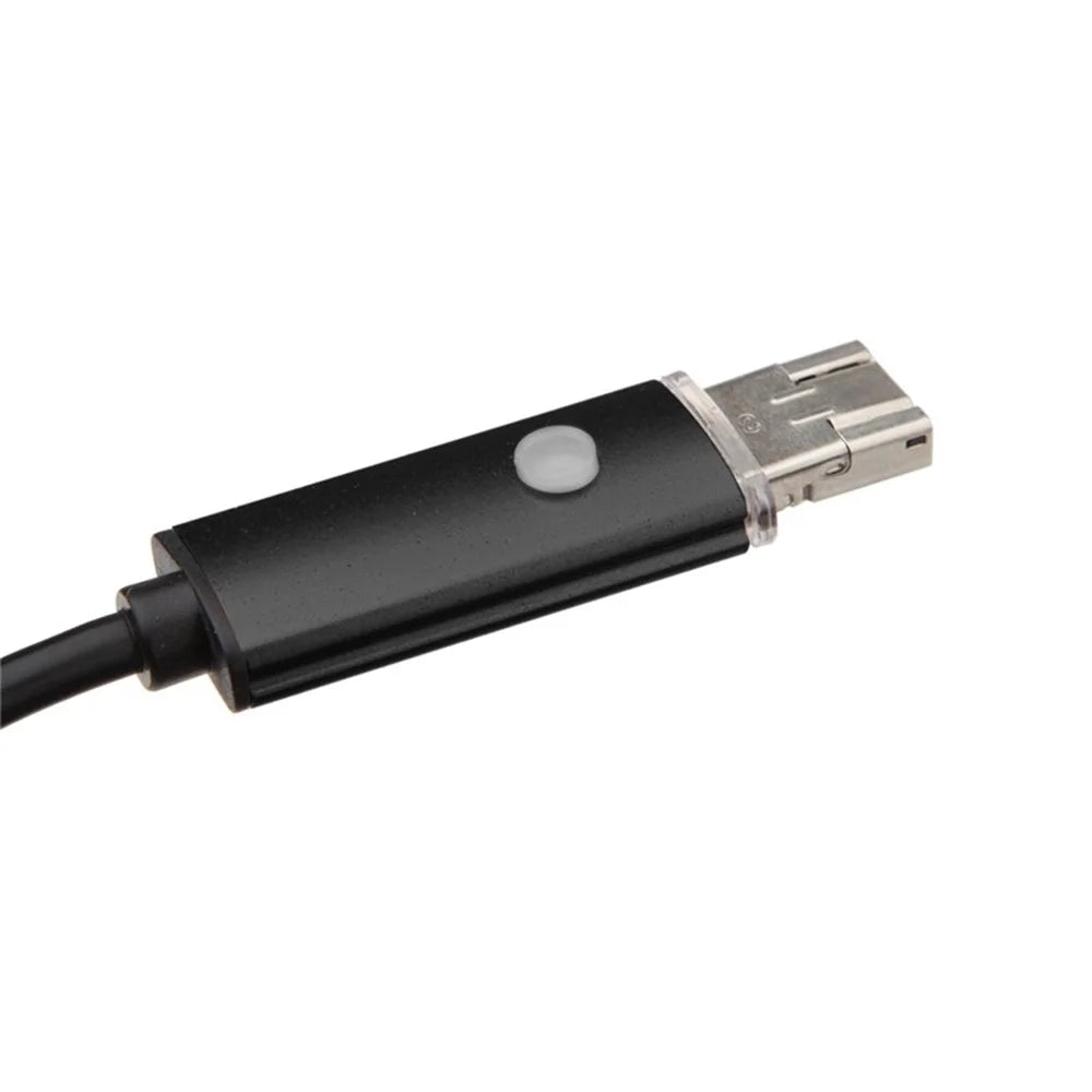 AN99 5M 7mm 6-LED Android PC USB Waterproof Endoscope Inspection Video Camera - Black - 5